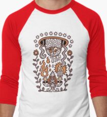 Grand Magus Summons Entity With Dark Popcorn Power Men's Baseball ¾ T-Shirt