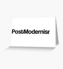 POST MODERNISM ARCHITECTURE Greeting Card
