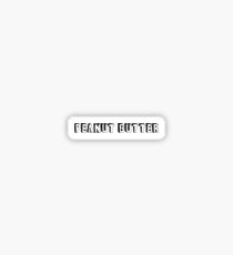 I love peanut butter Sticker
