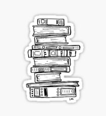 Stack of Books Sticker