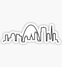 St. Louis City Skyline Sticker