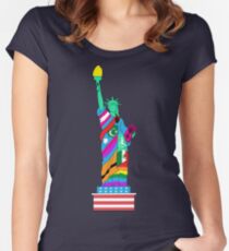 Liberty for All Women's Fitted Scoop T-Shirt
