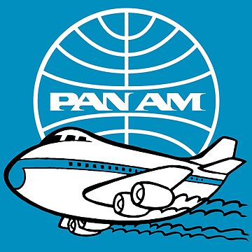 Artwork thumbnail, Pan Am 747 | Pan American Airways | Retro Series by darryldesign