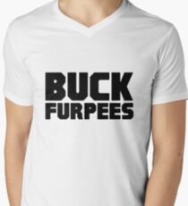 Buck Furpees Men's V-Neck T-Shirt