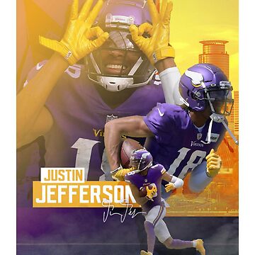 Justin Jefferson Catch Sticker for Sale by RatTrapTees