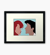 Kiss the Girl Framed Print