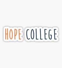 Hope College Sticker