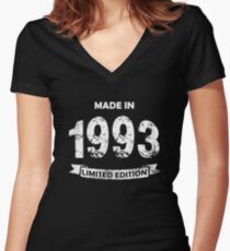 Made in 1993, Limited Edition Women's Fitted V-Neck T-Shirt