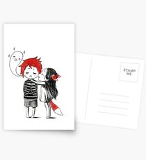 Boy and a fox Postcards
