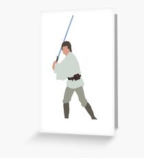 Luke Skywalker Grußkarte