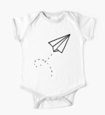 Paper Plane One Piece - Short Sleeve
