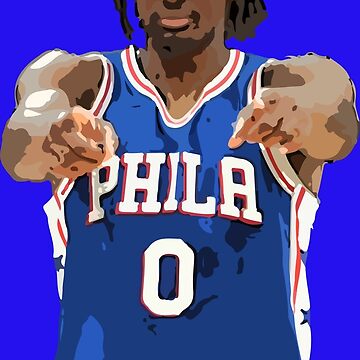 Retro Art Tyrese Maxey Philadelphia 76ers NBA Basketball Unisex T