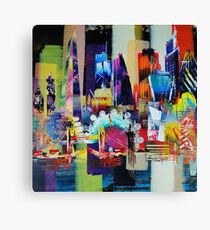 City of London Skyline abstract painting 949 Canvas Print