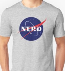 NASA Nerd Logo Parody Unisex T-Shirt