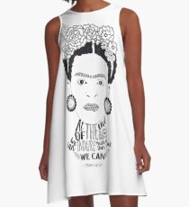 Frida Kahlo - we can endure A-Line Dress