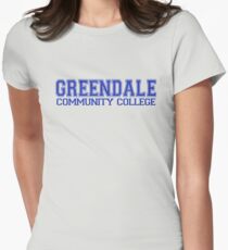 GREENDALE College Jersey (blue) Women's Fitted T-Shirt