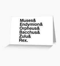Mardi Gras Greeting Card