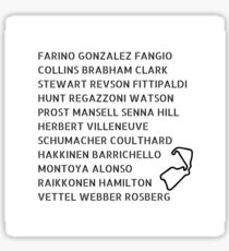 Silverstone Winners Sticker