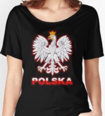 Polska - Armoiries polonaises - Aigle blanc T-shirts coupe relax