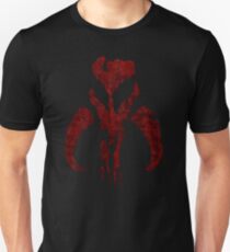 Boba Fett Symbol Mandalorian Mythosaur Skull Unisex T-Shirt