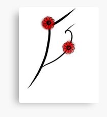 Flowers from japan. Canvas Print