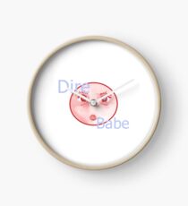 Dire Babe Logo Clock