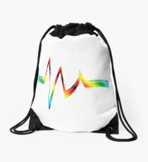 Resistor in Rainbow 2 Drawstring Bag