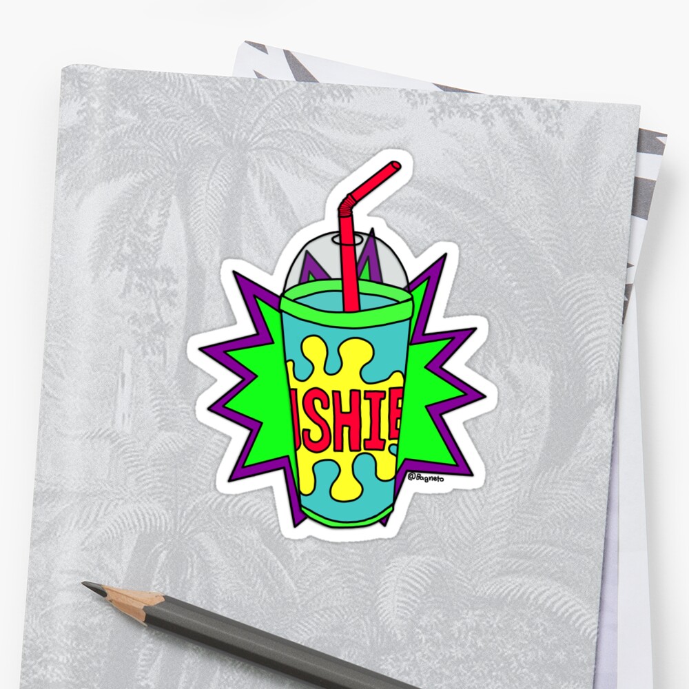  Bold Slushie  Sticker  by Bagneto Redbubble