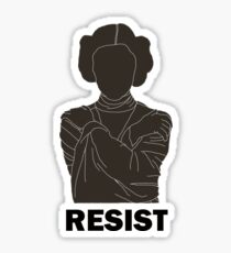 Princess Leia - Resist Sticker