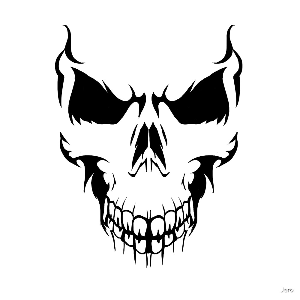 "Evil Skull" by Jero Redbubble