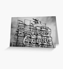 Welcome To Portland Greeting Card