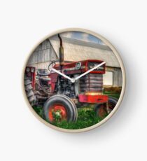 Farm Scene Painting Clock
