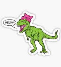 Pussy Hat Rex Sticker