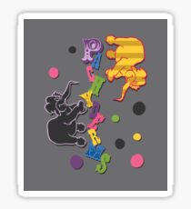 Pachyderms! Sticker