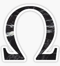 black marble omega / // / / Sticker