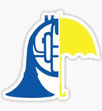 Half and half Sticker