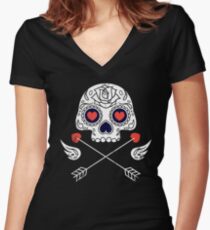 Cupido Women's Fitted V-Neck T-Shirt