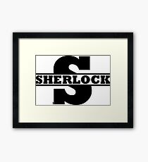 Sherlock Framed Print