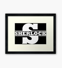 Sherlock Framed Print
