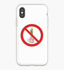 Not stinks of garlic. iPhone Case