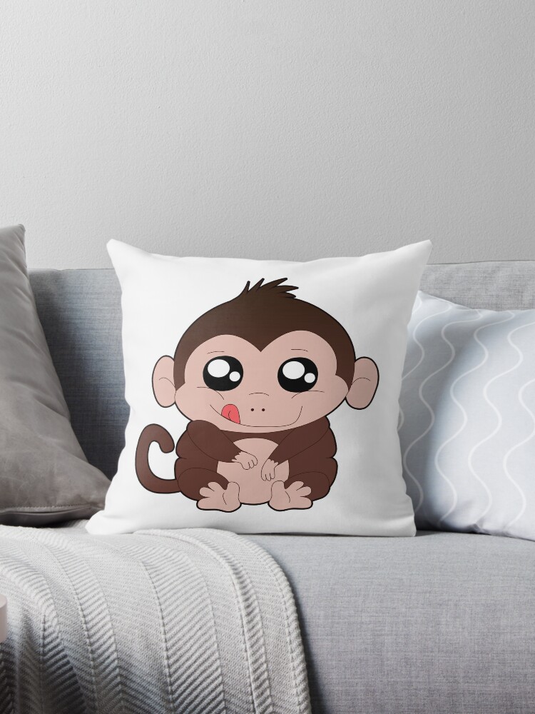 monkey face pillow