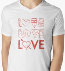 LOVE, we've all been there Men's V-Neck T-Shirt