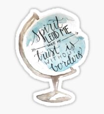 Citation chrétienne, Hillsong, Globe Sticker