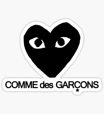 Comme Des Garcons: Stickers | Redbubble