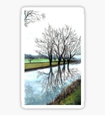 Countryside Landscape Sticker