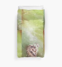 Green Dragon - Tranquility & Peace Duvet Cover