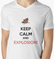 Megumin - Explosion! Men's V-Neck T-Shirt