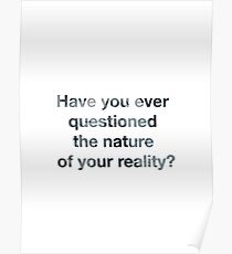 Westworld: question reality Poster