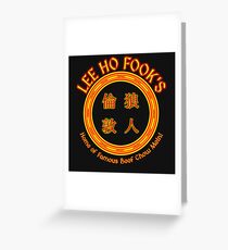 Lee Ho Fook's Greeting Card
