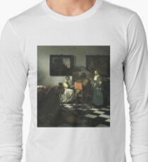 Stolen Art - The Concert by Johannes Vermeer Long Sleeve T-Shirt